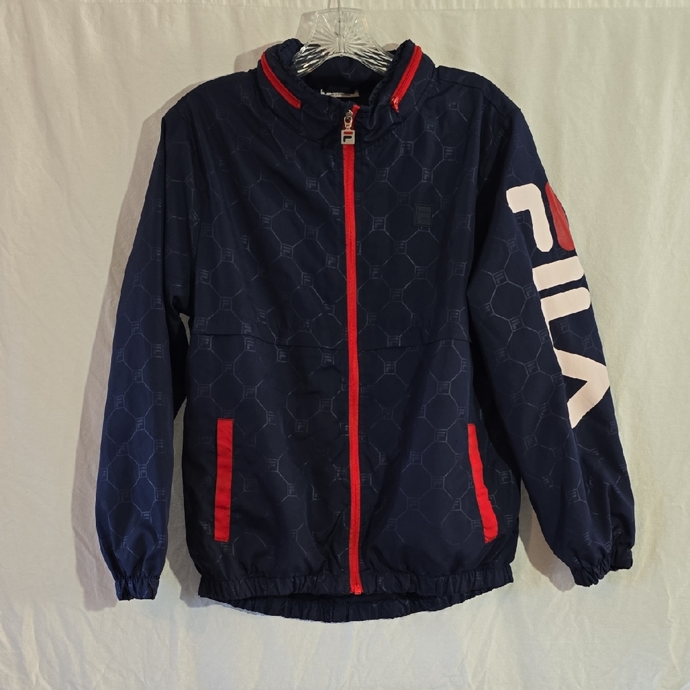 Fila Kids Navy Windbreaker Jacket